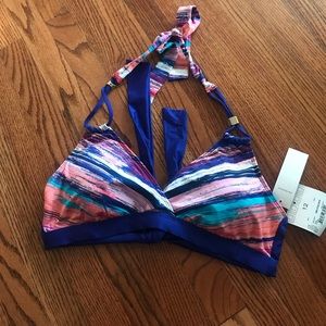 NWT perfect fit Liz Claiborne bikini top size 12